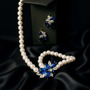 Sapphire Pearl Bloom Set
