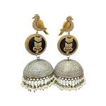 Bird Motif Jhumkas