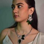 Emerald and Diamond Necklace Set