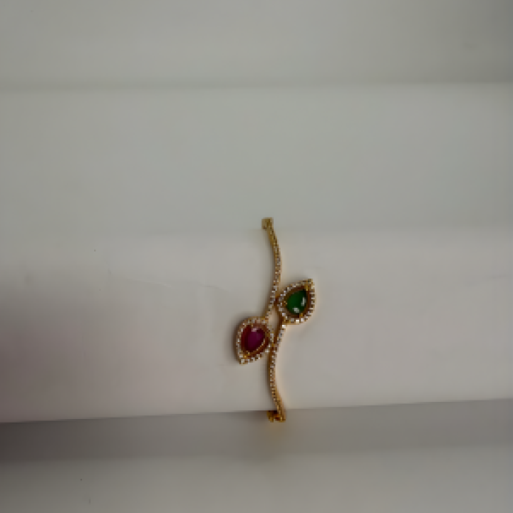 Twin Gem Petal Bracelet