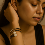 Luxe Dual-Pearl Elegance Cuff