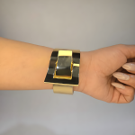 Golden Eclipse Statement Cuff