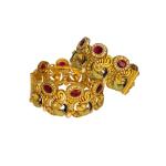 Regal Kundan Peacock Bangles
