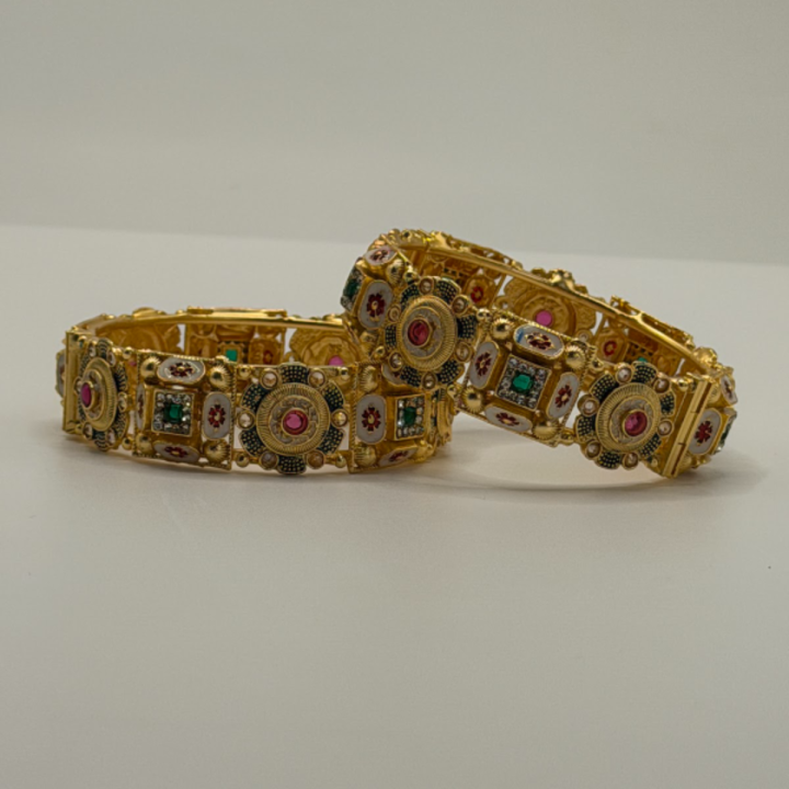 Royal Antique Temple Kada Bangles