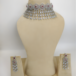 Royal Hexa Diamond Ruby Choker Set
