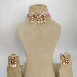 Blush Pearl Royal Kundan Choker Set