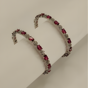 Ruby Sparkle Classic Bangles
