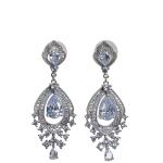 Luxurious Diamond Teardrop Earrings