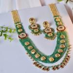 Emerald Royal Layered Necklace Set