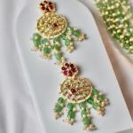 Emerald Grace Kundan Set