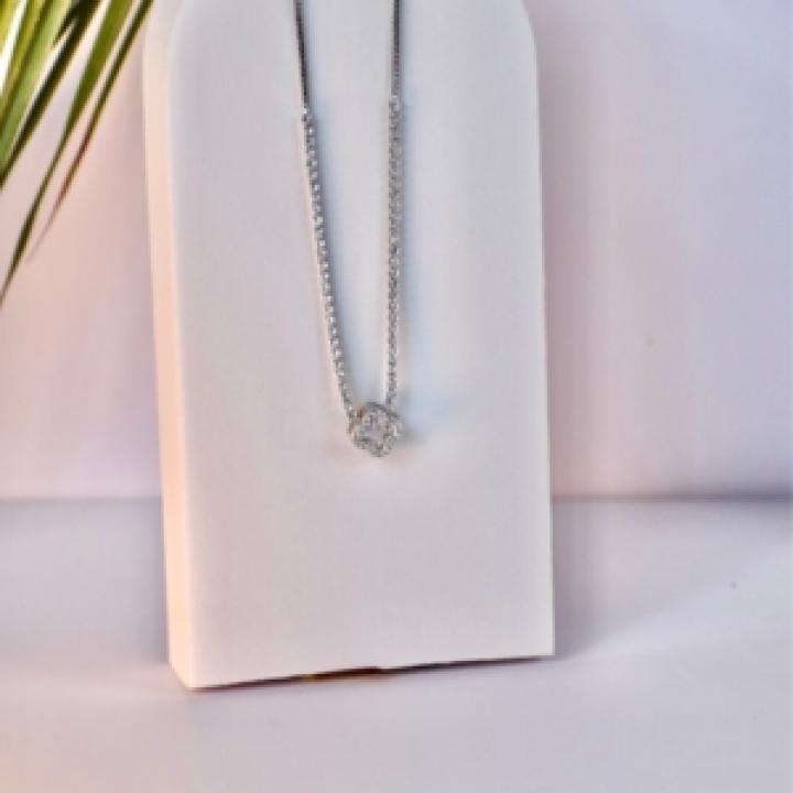 Silver Heart Pendant Necklace