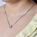 Silver Heart Pendant Necklace