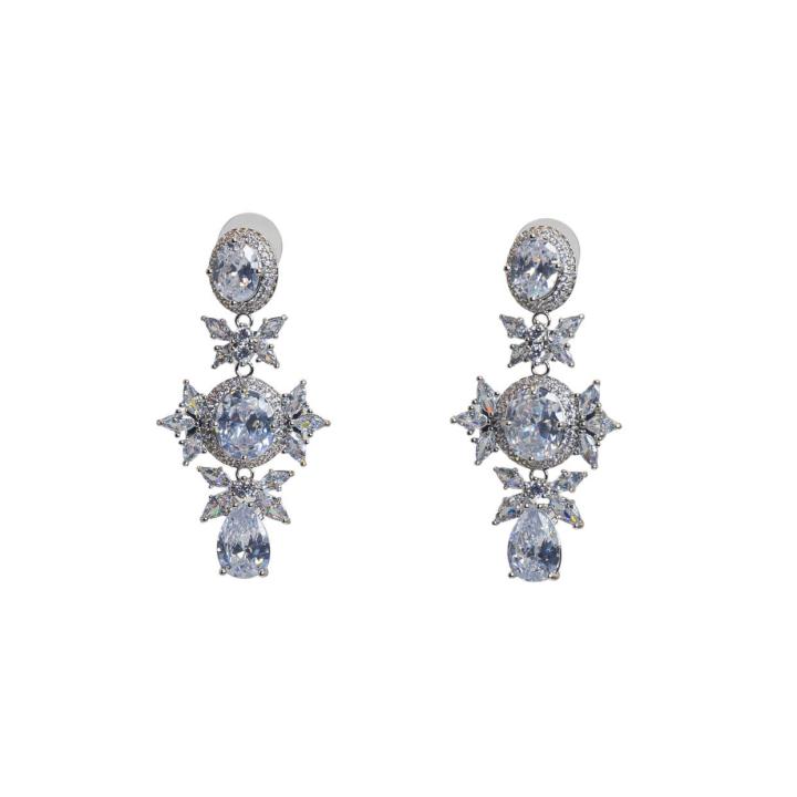 Exquisite Diamond Chandelier Earrings